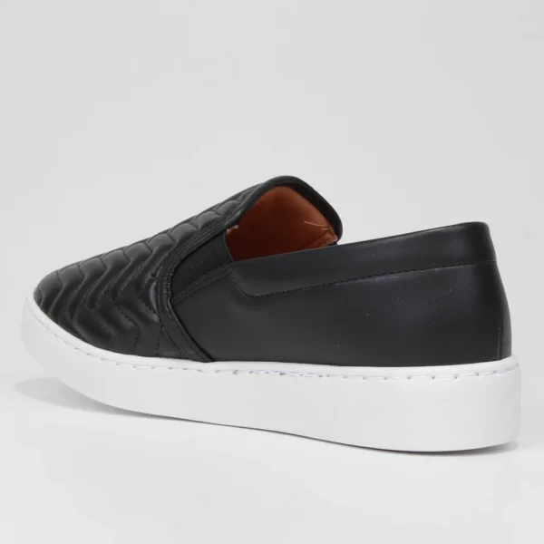 Slip On Vizzano Matelassê Feminino - Preto - Imagem 3