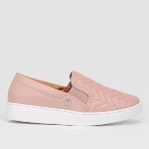 Slip On Vizzano Matelassê Feminino - Rosa Claro