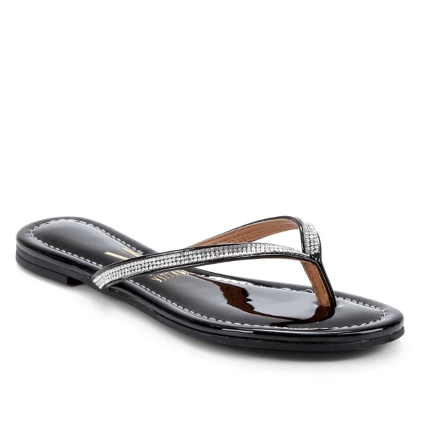 Rasteira Vizzano Strass - Preto - Imagem 2