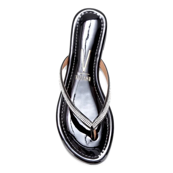 Rasteira Vizzano Strass - Preto - Imagem 4