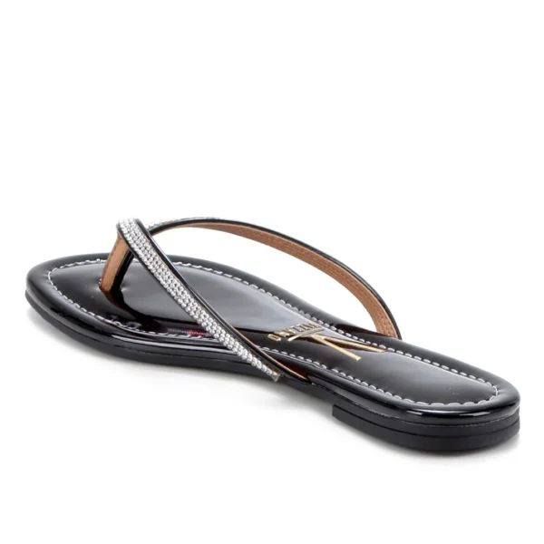 Rasteira Vizzano Strass - Preto - Imagem 3