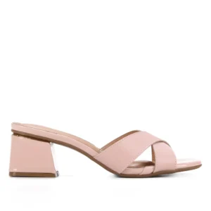Mule Vizzano Salto Bloco Franzinda - Rosa