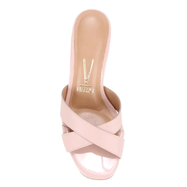 Mule Vizzano Salto Bloco Franzinda - Rosa - Imagem 4