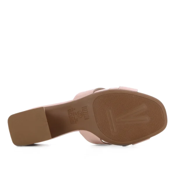 Mule Vizzano Salto Bloco Franzinda - Rosa - Imagem 5