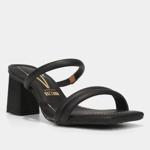 Tamanco Vizzano Salto Médio Feminino - Preto - Imagem 2