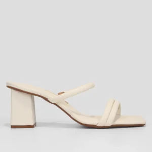 Tamanco Vizzano Salto Médio Feminino - Branco