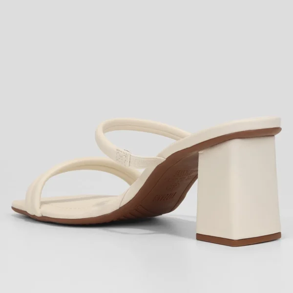 Tamanco Vizzano Salto Médio Feminino - Branco - Imagem 3