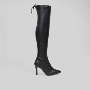 Bota Over The Knee Vizzano Salto Alto Feminina - Preto