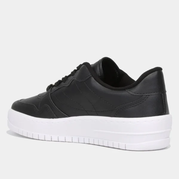 Tênis Vizzano Casual Feminino - Preto + Branco - Imagem 3