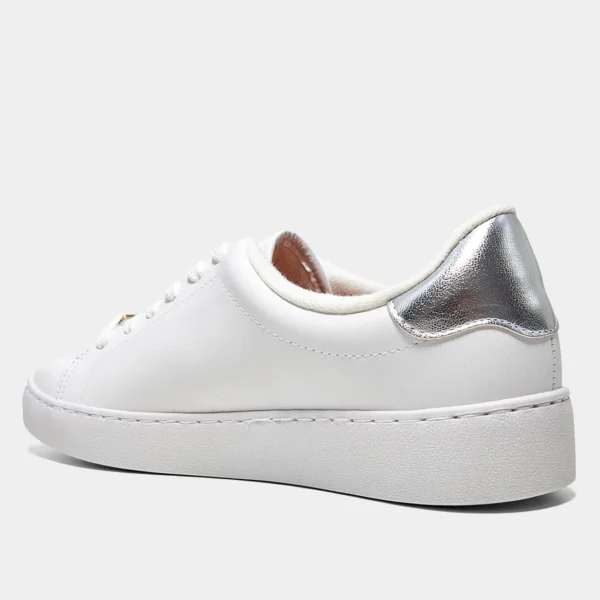 Tênis Vizzano Casual Feminino - Branco + prata - Imagem 3