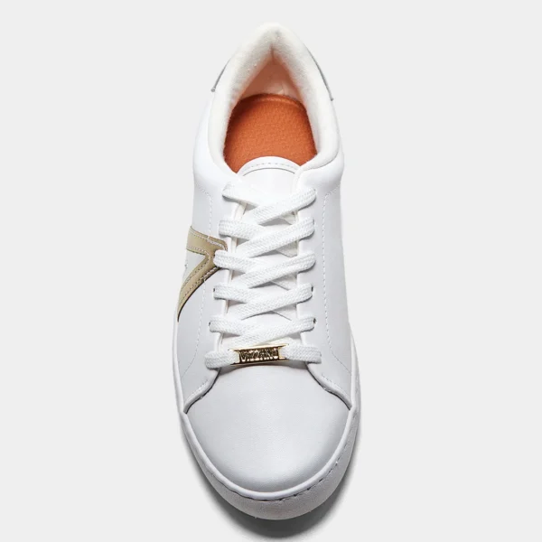 Tênis Vizzano Casual Feminino - Branco + prata - Imagem 4