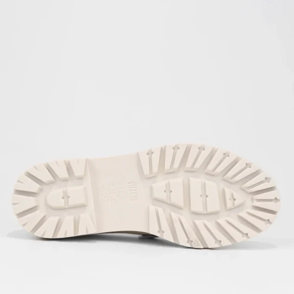 Loafer Vizzano Salto Baixo Tratorado Feminino - Off White - Imagem 3
