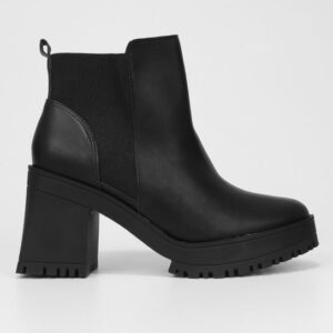 Bota Chelsea Vizzano Tratorada Feminina - Preto