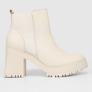Bota Chelsea Vizzano Tratorada Feminina - Off White