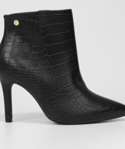Bota Vizzano Matelassê Cano Curto Feminina - Preto
