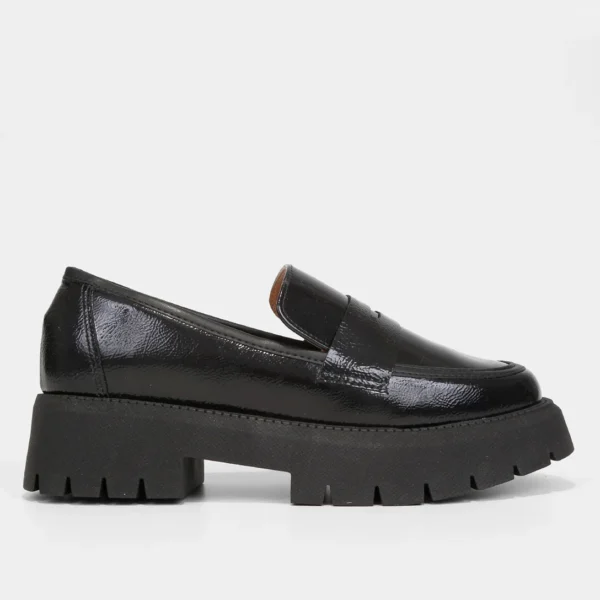Mocassim Vizzano Tratorado Feminino - Preto