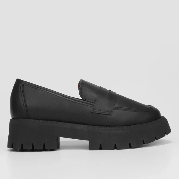 Mocassim Vizzano Tratorado Feminino - Preto