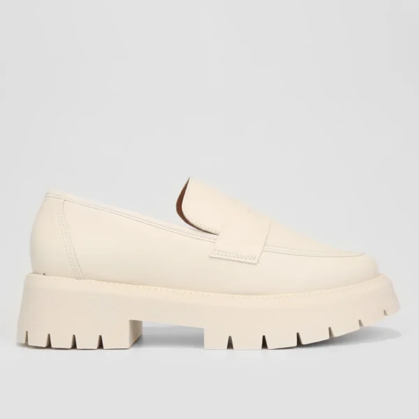 Mocassim Vizzano Tratorado Feminino - Off White