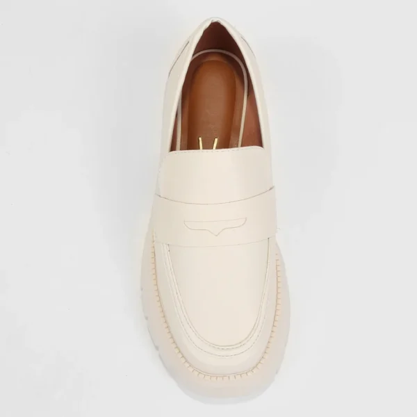 Mocassim Vizzano Tratorado Feminino - Off White - Imagem 4