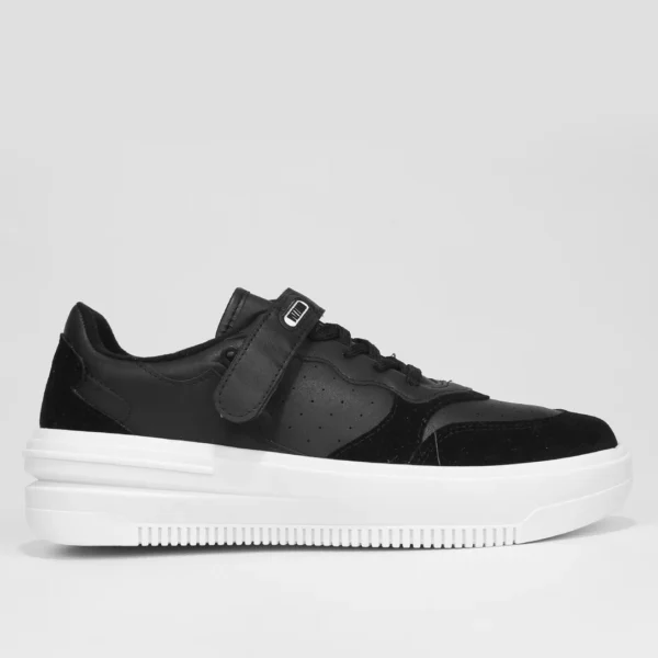 Tênis Vizzano Recortes Feminino - Preto + Branco