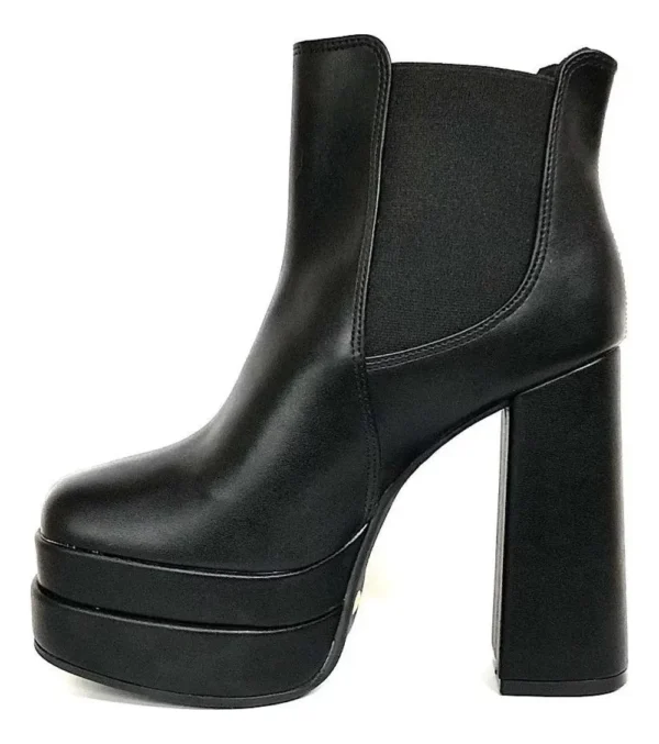 Bota Vizzano Meia Pata Double Salto Grosso Cano Curto - Imagem 2