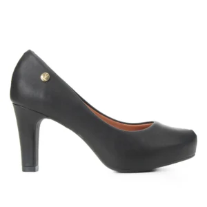 Scarpin Vizzano Meia Pata - Preto