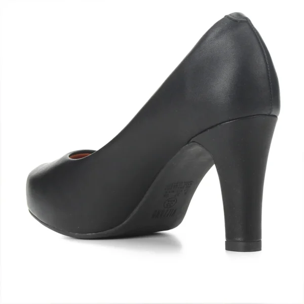 Scarpin Vizzano Meia Pata - Preto - Imagem 3