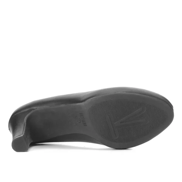Scarpin Vizzano Meia Pata - Preto - Imagem 5