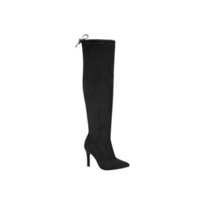 Bota Vizzano Over Bico Fino Camurça Strech - Preto