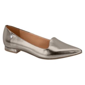 Sapatilha Vizzano Slipper Metalizada Lisa - Grafite