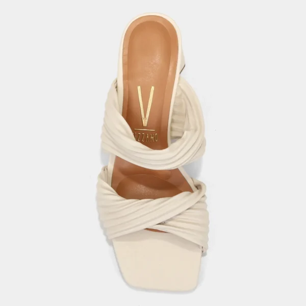 Tamanco Vizzano Textura Salto Bloco - Off White - Imagem 4