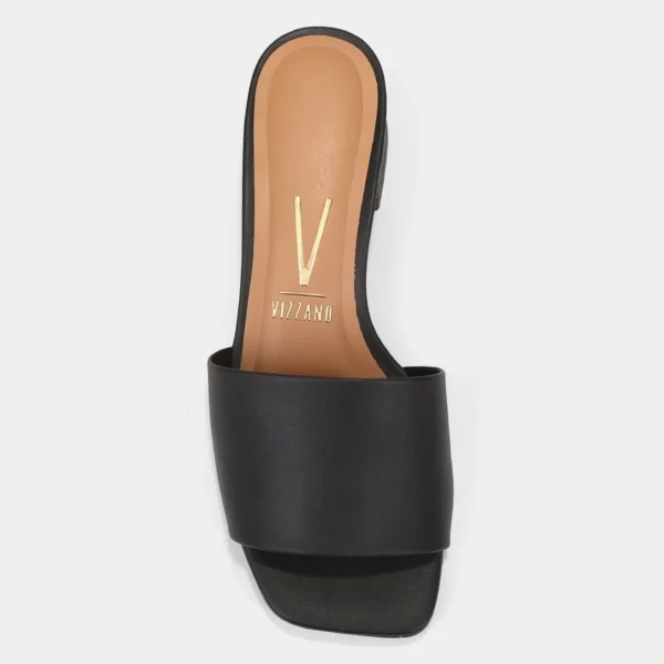 Tamanco Vizzano Salto Baixo Feminino - Preto - Imagem 4
