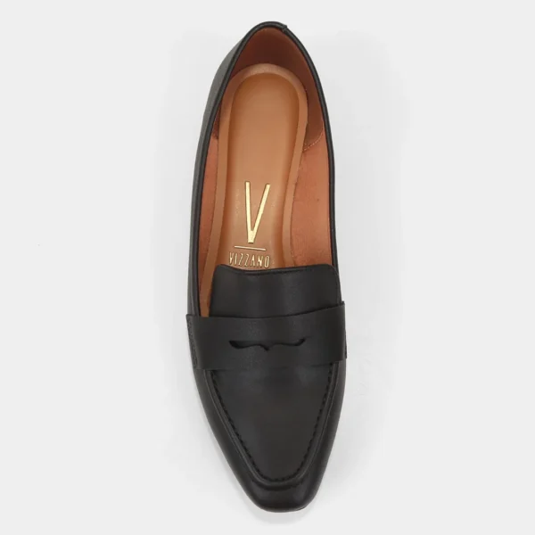 Mocassim Vizzano Bico Fino Feminino - Preto - Imagem 4