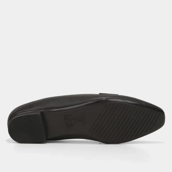 Mocassim Vizzano Bico Fino Feminino - Preto - Imagem 5