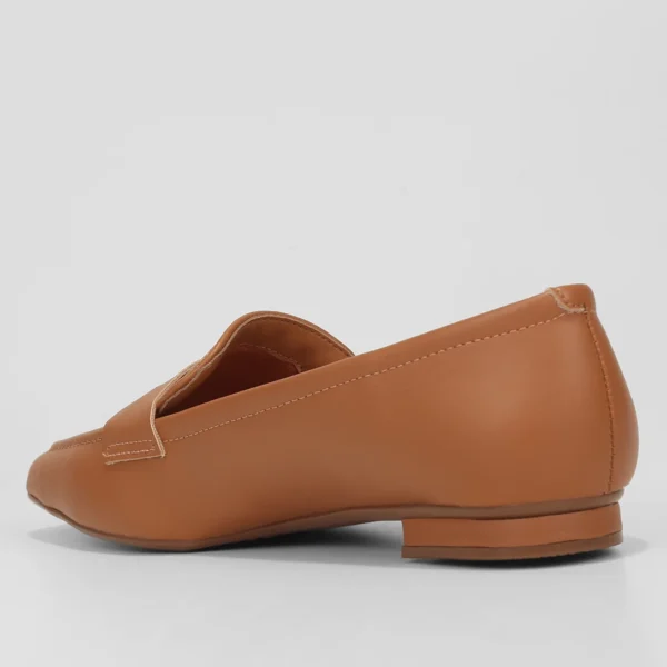 Mocassim Vizzano Bico Fino Feminino - Caramelo - Imagem 3