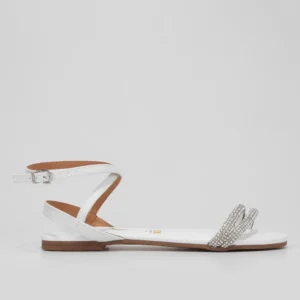 Rasteira Vizzano Brilho - Branco