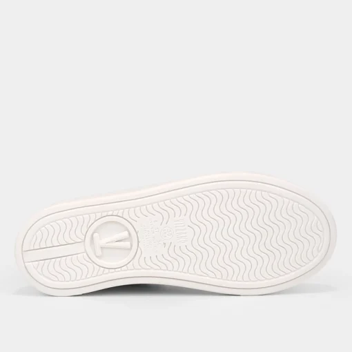 Tênis Vizzano Flatform Strass Feminino - Branco + dourado - Imagem 5