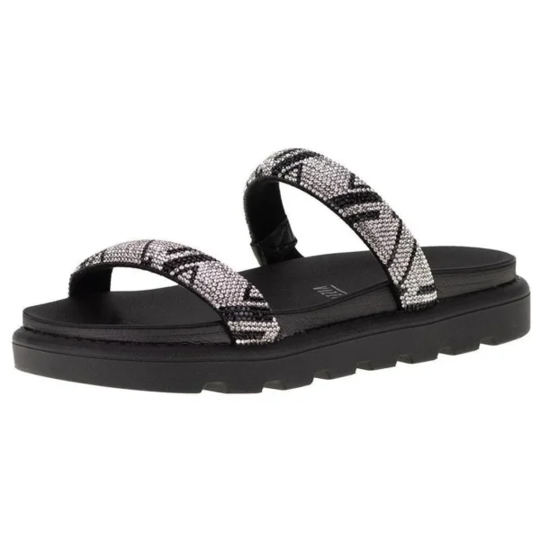 Tamanco Feminino Salto Baixo Vizzano - Preto