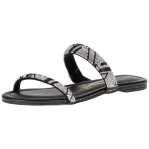 Sandália Feminina Rasteira Vizzano - Preto