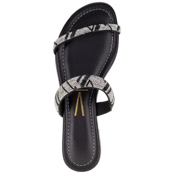 Sandália Feminina Rasteira Vizzano - Preto - Imagem 4