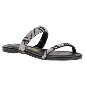 Rasteira Vizzano Adulto Feminina - Preto