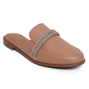 Mule Vizzano Com Brilho - Nude