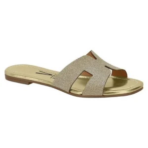Rasteira Feminina Vizzano - Dourado