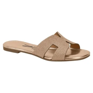 Rasteira Feminina Vizzano - Rose Gold