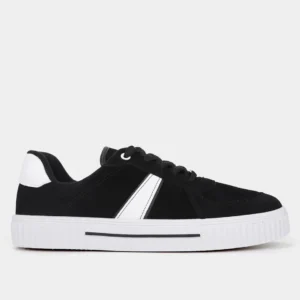 Tênis Vizzano Casual Feminino - Preto + Branco