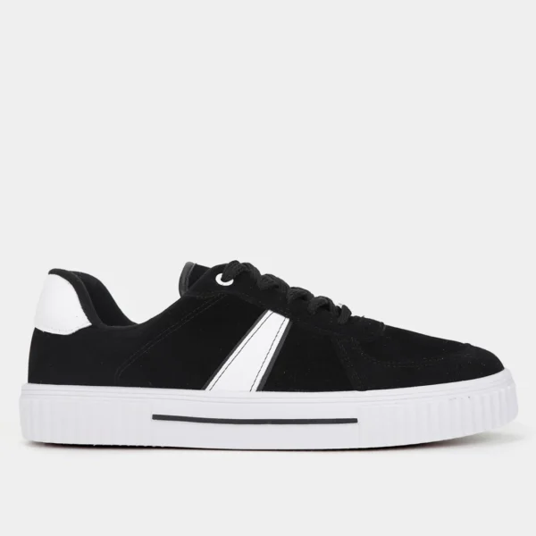 Tênis Vizzano Casual Feminino - Preto + Branco