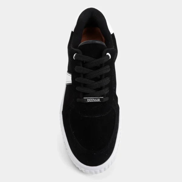 Tênis Vizzano Casual Feminino - Preto + Branco - Imagem 4