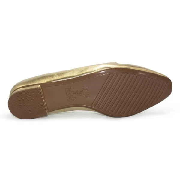 Mocassim Vizzano Metalizado Premium Tira Strass 1351.107 - Dourado - Imagem 5