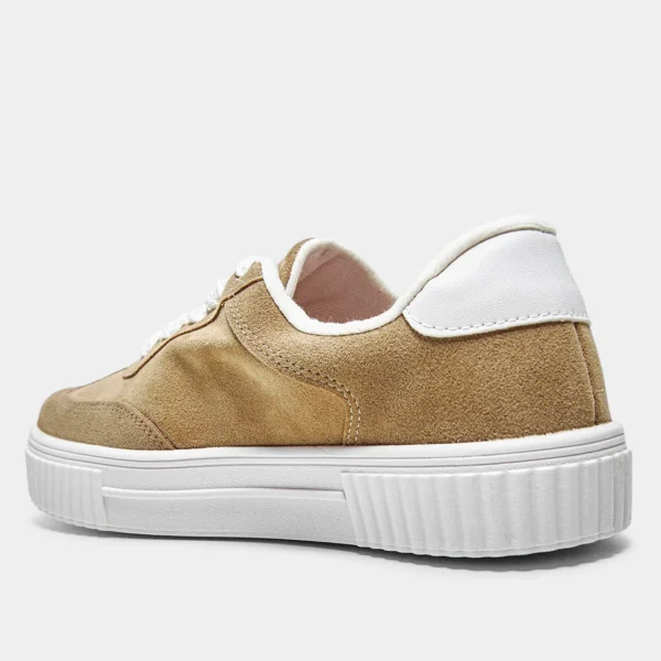 Tênis Vizzano Camurção Pelica Feminino - Nude - Imagem 3