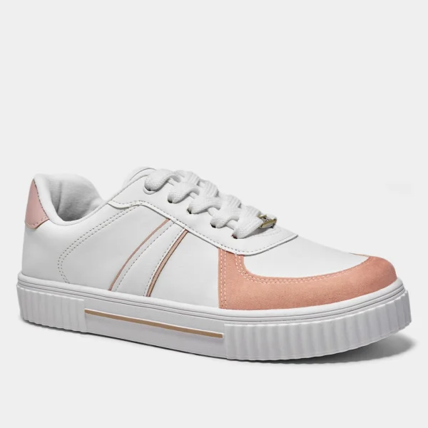 Tênis Vizzano Pelica Camurção Feminino - Branco - Imagem 2